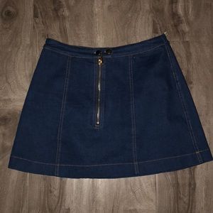 A-Line Jean Skirt